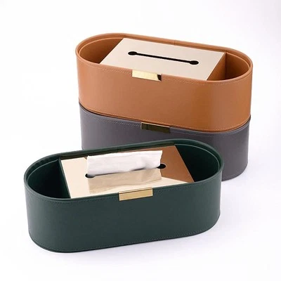 Tissue Box Cover Stylish Tissue Paper Holder for Bedroom Bathroom Countertop