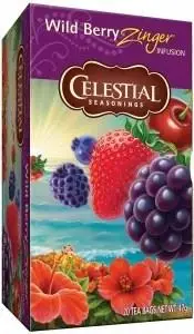 Celestial Seasonings Wildberry Zinger Tea x 20 Tea Bags