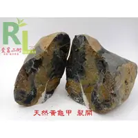 在飛比找蝦皮購物優惠-黃龜甲石 斷裂成兩塊 自然龜裂紋 1.6kg 天然水洗 台灣