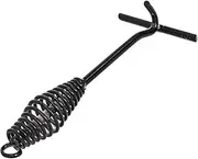 Lid lifter Dutch oven, Dutch oven lid lifter, lid lifter handle hook, cast iron T-bars for lifting, Dutch oven accessories, fire pot lid lifter handle hook for BBQ, grill, camping (40 cm)