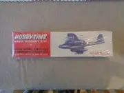 Vintage balsa model plane Hobby-Time Gloster "Meteor-8" SEALED VINTAGE KIT