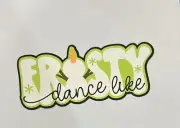 Dance Like Frosty Scrapbook Title Handmade Paper Pierced