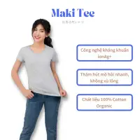 在飛比找蝦皮購物優惠-優質日本男女通用 T 恤 100% 棉圓領 Maki tee