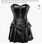 Steampunk corset set (Large)