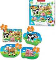 Learning Journey - My First Puzzle Sets - 4-In-A-Box - Farm