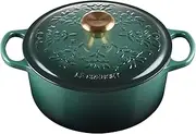 [Le Creuset] Noël Collection Enameled Cast Iron Holiday Tree Round Dutch Oven, 4.5 qt., Artichaut