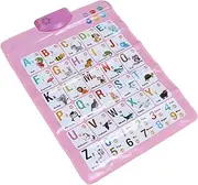 SHOWERORO Reusable Boys and Girls Early Education Chart School Alphabet Map English Audio Learning Tool Random Style