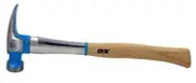 Pro Hickory Hammer, Steel Reinforced, Claw, Framing, 22 Oz, Hickory Handle