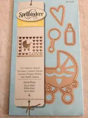 Spellbinders D-Lites Die ~ SWEET BABY (4 Templates) ~ S2-228 New