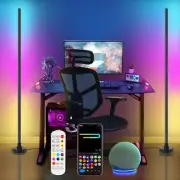 LED Floor Lamp RGB, Corner Lamp Compatible with Alexa, App, Remote Control, 1...