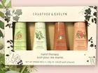 New Crabtree & Evelyn 4 Box Set Hand Therapy .9oz Avocado Pomegranate Almond Oil