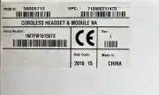NEW SEALED - Mitel DECT Cordless Headset 50005712 & Module 50005521 Bundle