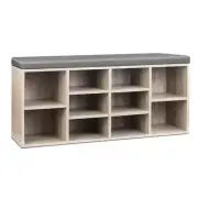 NNEDSZ Bench Wooden Shoe Rack Storage