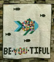 Be-You-Tiful Wall Quilt Pattern Folksy Beautiful Fish