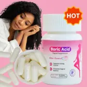 Boric Vaginal Suppository Yeast/BV Infection Woman Yoni Pops 600mg (60 counts)