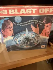 Vintage Schapers Moon Blast Off Game 1970 Factory, Sealed In Original Box Rare