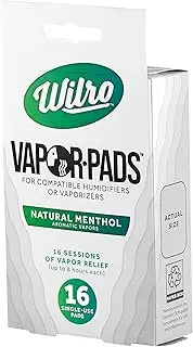 Soothing Menthol Vapor Pads, Value Pack Refill Pads for Humidifiers, Vaporizers and Waterless Plug-Ins, 16 Count, Made in The USA