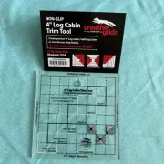 Creative Grids 4-Inch Log Cabin Trim Tool (CGRJAWMN4)