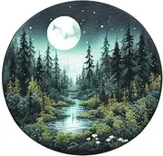 A Very Quiet Night Counted Cross Stitch, 18count, Note 18 Count 100% Cotton, 150x150 Stitch, 22x22 cm,Cotton Counted Landscape 18ct Cross Stitch Kits