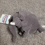 Disney Store George of the Jungle Shep Elephant Beanbag Plush Toy New With Tags