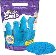 Kinetic Sand, 2.5lbs Blue Play Sand, Moldable Sensory Toys for Kids, Resealable Bag, Ages 3+