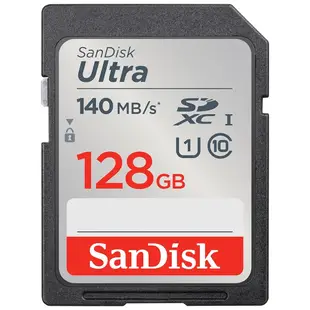 SanDisk Ultra SDXC SD UHS-I 128G 128GB 140MB/s 相機卡 高速傳輸 記憶卡