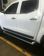 TRADIESCHOICE Matte Black Side Door Body Cladding for Nissan Navara NP300 2015-2019 - 4pcs Set - Stylish and Protective Enhancements