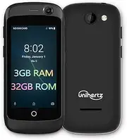 Unihertz Jelly Pro 3GB+32GB, The Smallest 4G Smartphone in The World, Android 8.1 Oreo Unlocked Smart Phone, Black