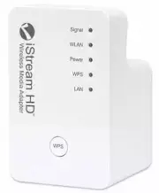 iStream HD Wireless Media Adapter Connects G.C, B.R. Player or Web-Enabled TVs