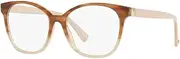 [Valentino] VA3064-5192 Eyeglass Frame GRADIENT LIGHT BROWN w/DEMO LENS 54mm, Gradient Light Brown, 54mm
