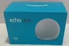 Echo Dot (4th Gen) | Smart speaker with Alexa | Glacier White / New/Sealed