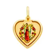 GOLD - 14K Yellow Gold Religious Devine Infant Religious Jesus Pendant