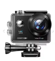 VanTop Moment 4U 4K Action Camera 20MP 30FPS Waterproof Sports Camera & Case