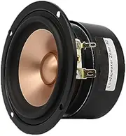 JINGERL 1Pc 3 Inch Audio Speaker 4Ohm 8Ohm 15W Full Range HiFi Treble Mid Bass Balance Loudspeaker Bookshelf Speakers Desktop DIY (Color : 1pc 4ohm Circular)