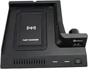 Vuzmode Car Storage Box Qi Wireless Charger, for, for Mercedes-Benz, GLC C180 C200 C260 C Class W205 AMG C43 C63 Armrest Charge Organizer Auto Charging platecharging Phone car Wireless cha(for AMG C