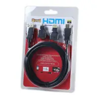 在飛比找蝦皮購物優惠-3 合 1 HDMI 線 PLUS MINI 和 MICRO