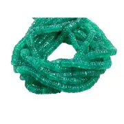 Natural Green Chalcedony Gemstone Heishi Disc Shape Beads 4-5mm 16" Long Strand