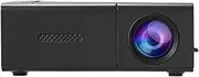 Portable Mini Projector,Home Projector with 100" Screen, 1080P Portable Projector Built-in Speaker, Movie Projector Compatible with TV/Smartphone/HDMI/USB/AV,Projector for Indoor & Outdoor (Black)