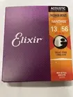 Elixir E16102 Phosphor Bronze Acoustic Guitar String Nanoweb medium