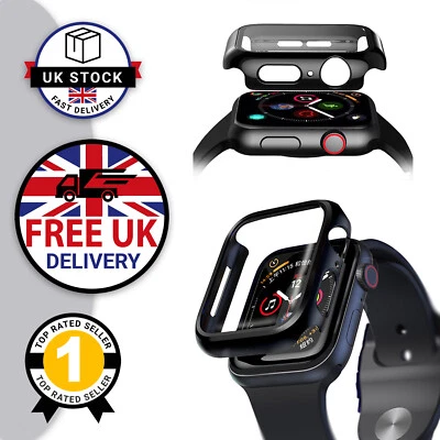 For Apple Watch Series 5 4 3 2 Protective Cover Case 38mm 40mm 42mm BLACK SILVER