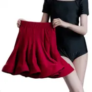 Girls Falbala Dance Skirt Latin Rumba Practice Ballroom Dancewear Costume