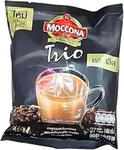Moccona Trio Instant Coffee Mixed Original 18g Pack 28 Sachets