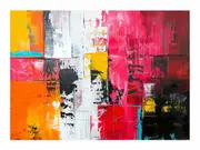 Abstract canvas print