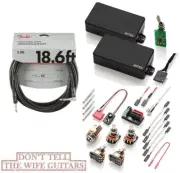 EMG KFK KERRY KING 81 + 85 ACTIVE HUMBUCKER SET SHORT SHAFT POTS ( FENDER 18FT )