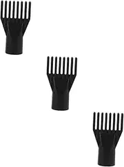 DRESSOOS 3pcs Hair Dryer Diffuser Pet Brush Dog Grooming Slicker Brush Hair Dryer Attachment Nozzle Abs Material