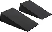 ａ aternee 2X Wedge Yoga Block EVA Foam Foot Incline Board Heel Elevated Slanting Board Yoga Block for Fitness Indoor Sports Calf Raise