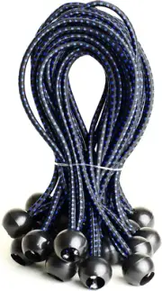 EHOMEA2Z Ball Bungee Cords 25 Pack 9-Inch Diameter Bungee Balls for Canopy, Net,