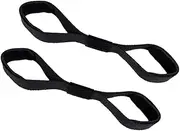 BIUDECO 2Pcs Heavy Duty Weightlifting Wrist Straps Wear Resistant Deadlift Straps for Weightlifting Fitness Activities Comfortable Durable Support for Barbell and Horizontal Bar