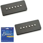 Seymour Duncan SJM Jazzmaster Hot Pickup Set w/ Elixir Super Light Strings NEW