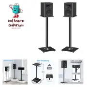 Universal Speaker Stands Pair for Surround Sound, 31" Height Floor Speaker St...